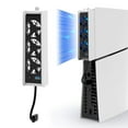 thumbnail image 1 of Ventilador de refrigeración con control de temperatura para la consola PS5 Slim Radiador con puerto de carga USB, ajuste de velocidad en 3 niveles Accesorios de refrigeración, 1 of 11