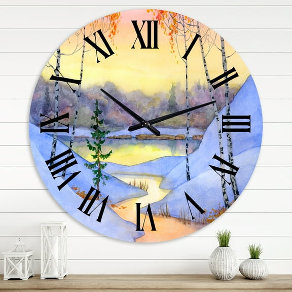 Designart 1 in Wall Clock