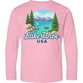 thumbnail image 3 of Inktastic Lake Tahoe Scenic View USA Long Sleeve Youth T-Shirt, 3 of 5