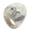 White gray, variant on Marbled Effect Resin Art Rings Curved Wide Band Design Safe Construction
