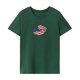 thumbnail image 1 of Camiseta para mujer Verano Mujer Regular Fit Ropa deportiva Camisa con cuello redondo para vacaciones Verde, 1 of 7