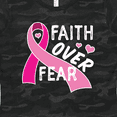 thumbnail image 4 of Inktastic Breast Cancer Awareness Faith over Fear Women's T-Shirt, 4 of 5