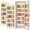 Color 1, variant on 2 Pcs School Locker Magnetic Wallpaper 12" x 36" Colorful Alphabet Letters to Z Cartoon for Kids Learning Reusable Removable Locker Accessories Back to School Supplies