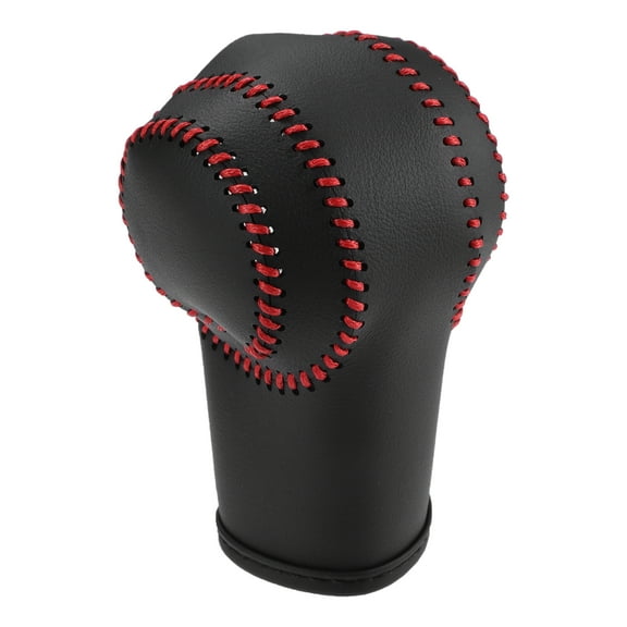 Unique Bargains Gear Shifting Knob Cover Automatic Transmission Lever Trim for Nissan Rogue 2008-2013 Black Red