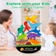 thumbnail image 3 of Juguetes de madera apilables con forma de dinosaurio FFTROC Montessori para niños de 2 a 4 años, 3 of 6