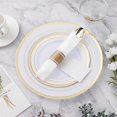 thumbnail image 4 of Pre Rolled Napkins with Silver Cutlery Set for Party,Gold, 4 of 5