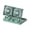Green, variant on Portable Dual-Head Solar Mini Fan, 3-Speed Camping Fan, Quiet Operation, Solar/USB Powered for Car, Tent, Hiking, Emergency