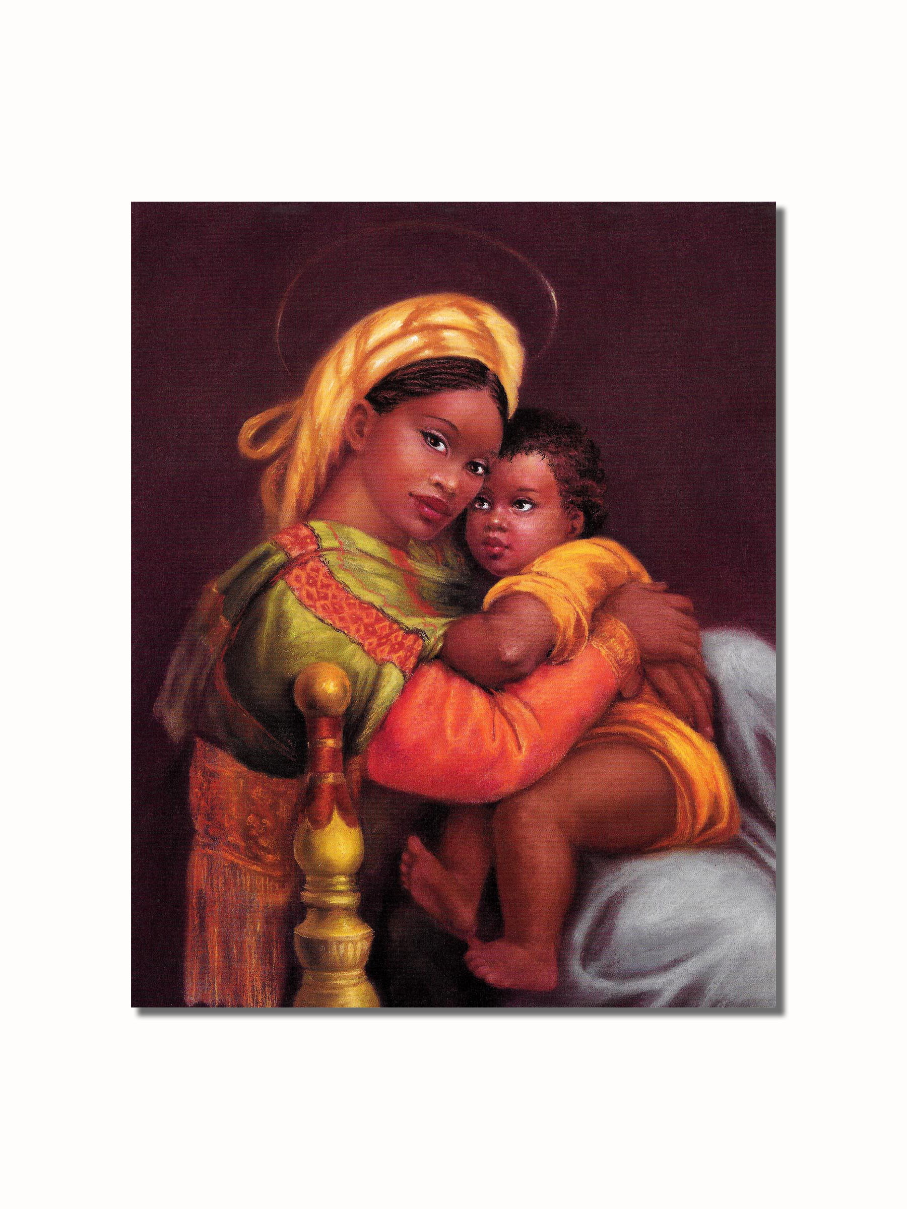 African American Black Mother Father and Child Wall Picture 8x10 Art Print