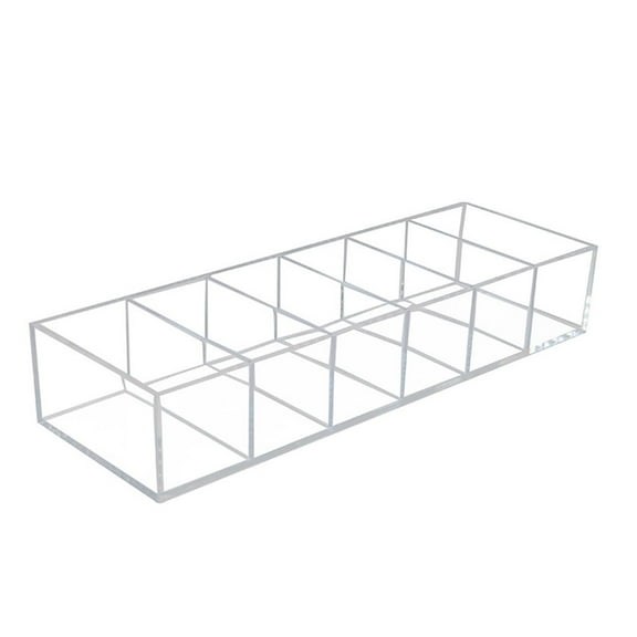 Raindrops Acrylic Transparent Vanity Organizer Tray Cosmetics Storage For Women Bathroom Use 1Set
