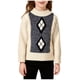 thumbnail image 2 of Blusas y camisas de cuello redondo y manga larga para niños, unisex, de invierno, con diseño de rompecabezas a juego, estilo jersey, jersey de punto de manga larga, top de poliéster para niños, 2 of 8