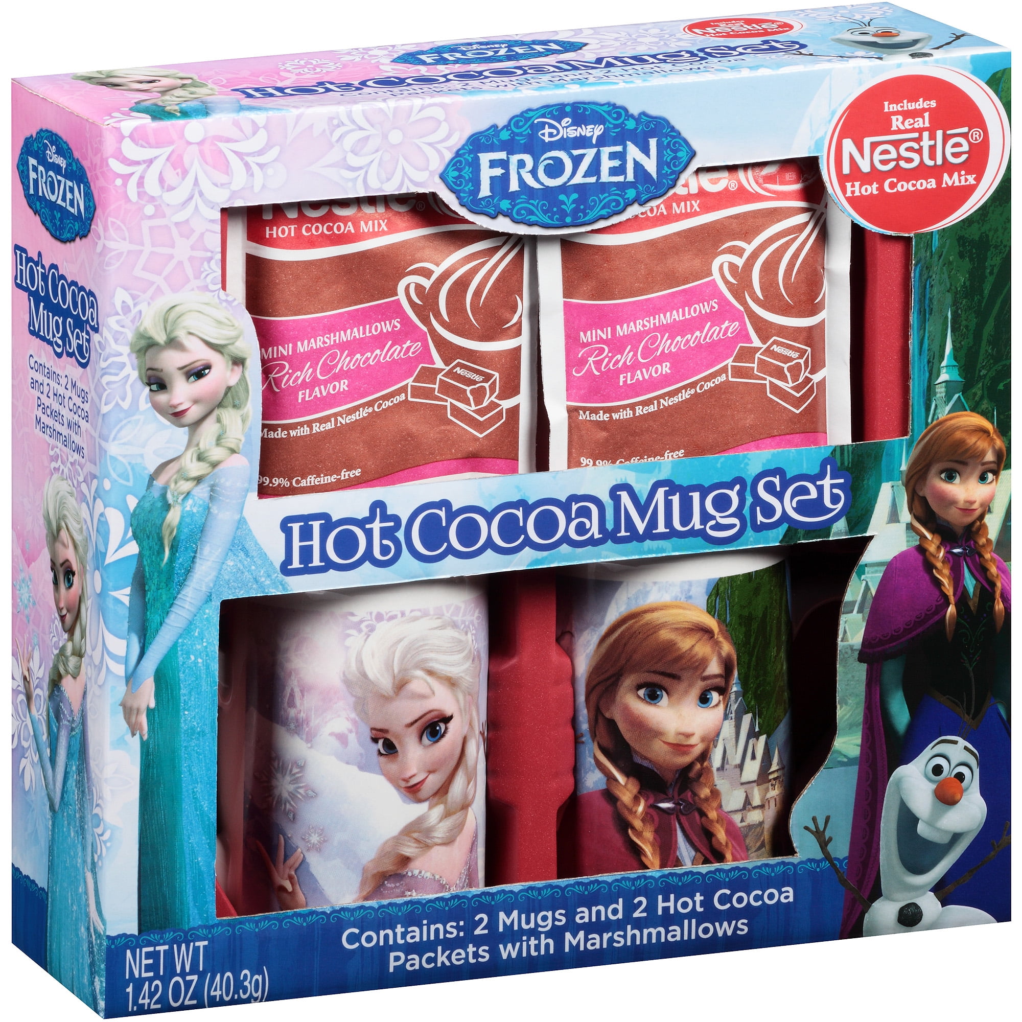 Disney Frozen Hot Cocoa Mug Holiday Gift Set, 4 pc by Frankford Candy LLC