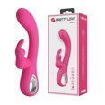 thumbnail image 1 of Pretty Love Novak Handle Rabbit Vibrator, Pink, 1 of 6