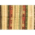 thumbnail image 1 of Ahgly Company Indoor Rectangle Abstract Brown Contemporary Area Rugs, 6' x 9', 1 of 4