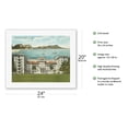 thumbnail image 2 of Moana Hotel - Waikiki Honolulu - Hawaii - Vintage Hawaiian Hand-Colored Postcard by Hawaii & South Seas Curio c.1910s - Fine Art Rolled Canvas Print (Unframed) 16in x 20in, 2 of 4