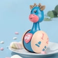 thumbnail image 4 of Deslizante Deer Tumbler Baby Rattle Deer Juguete Educativo Divertido Walking Training Toy Cartoon Deer Tumbler Juguete De Aprendizaje Con Beads Rail Hand Bell Para Bebés Niños Pequeños Home Yuarrent FN003297-01, 4 of 5