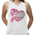 thumbnail image 2 of What a Warrior Looks Like Women's Muscle Tank 2X-Large White, 2 of 5