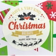 thumbnail image 5 of Christmas New Years Sticker | 2.5" inches Round - 4 Designs, 100 Pack | InStockLabels.com, 5 of 10