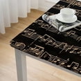 thumbnail image 5 of WYYP Music Notes Square Table Cover 100% Polyester Fiber 40*40, 5 of 8