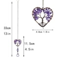 thumbnail image 2 of Sun Catcher Crystal Tree Of Life Rainbow Maker Drops Hang For Window, Home Decor, Car Charms, 2 of 4