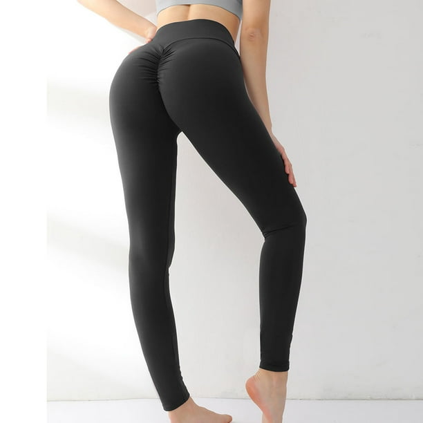 Long Pants For Women Womens Stretch Yoga Leggings Fitness Running Gym  Sports Full Length Active Pants Black L JE 