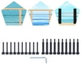 thumbnail image 3 of 10x Cable Railing Hardware Kit Fit for 1/8" Stainless Steel Cable Railing Black, 3 of 18