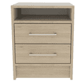 thumbnail image 5 of Mesa de Noche con 2 Cajones Organizadores para Recámara Color Rovere y Blanco | Excelsior, 5 of 5