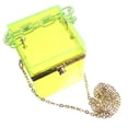 thumbnail image 3 of EeaseCA 1Pc Acrylic Transparent Square Box Bag Single Shoulder Messenger Bag for Girls, 3 of 8