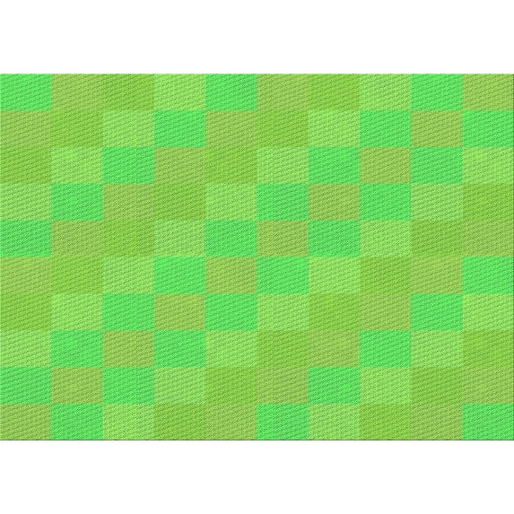 Ahgly Company Machine Washable Indoor Rectangle Transitional Emerald Green Area Rugs, 5' x 7'