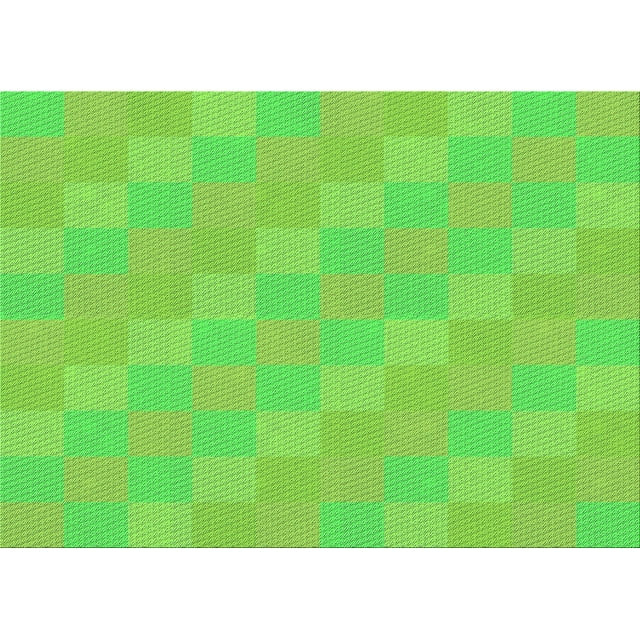 Ahgly Company Machine Washable Indoor Rectangle Transitional Emerald Green Area Rugs, 5' x 8'