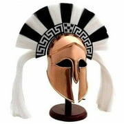 Medieval Wearable Greek Corinthian Helmet | 18GA Ancient Knight Corinthian Roman Spartan Helmet Replica | Hand Forged Helmet With Plume