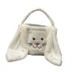 thumbnail image 2 of Bolsa de transporte ligera para dulces de Pascua, cesta de regalo con huevos decorativos y contenedor de almacenamiento. Blanco, 2 of 9