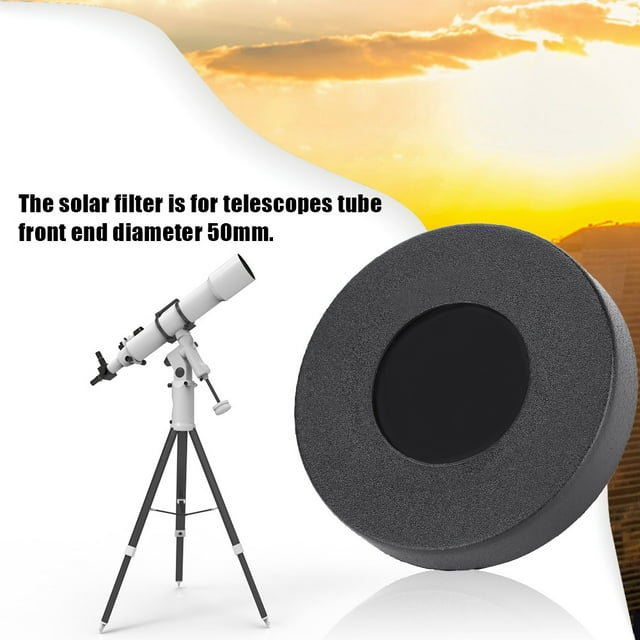 Filtro Solar Membrana De Película Solar Tapa De Lente De Telescopio Astronómico De 50 Mm Con Observación De Manchas Solares Para Ver El Sol De Forma Segura