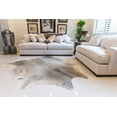 thumbnail image 3 of Genuine Cowhide Rug - Gray XXL (6x7-8') | Natural Hair-On Leather Area Rug, 3 of 5