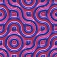 thumbnail image 1 of Ahgly Company Machine Washable Indoor Square Transitional Purple Plum Purple Area Rugs, 6' Square, 1 of 7