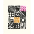 thumbnail image 3 of Prahl, Courtney 15x18 Black Modern Framed Museum Art Print Titled - Block Print V, 3 of 5