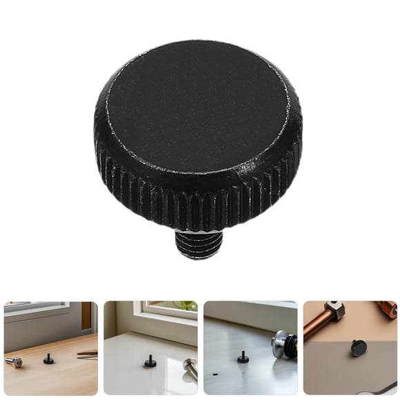 TABLZONE 50Pcs Pc Case Screws Black Threaded Thumb Screws for Easy Hand Tightening