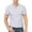 Grey, variant on Aiyino Mens Henley Shirts Slim Fit Short Sleeve Beefy Fashion Casual Top Shirts of Cotton Shirts