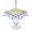 Blue, variant on Outdoor Tablecloth with Umbrella Hole for Patio/Picnic/Party/Camping, Summer Lemon Watercolor Waterproof Table Cloth Square Cover Washable, Yellow Blue Line Checkered (54"x 54")