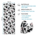 thumbnail image 2 of White Cow Black Spot Milk Pattern Hot Yoga Mat Towel Non Slip for Hot Yoga - Quick-Drying Yoga Mat Cover with 4 Corner Pockets with Travel Bag - Hot Yoga Towel Non Slip 74"x26", 2 of 6