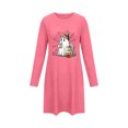 thumbnail image 7 of Stamzod Night Shirts for Women Long Sleeve Sleep Dress Crewneck T Shirt House Dress Halloween Women's Nightgowns & Sleepshirts L, 7 of 7