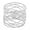 Silver, variant on Mdesiwst Napkin Holders Napkin Rings Hollow Out Design Mesh Mouth Elegant Practical Table Restaurant Napkin Rings for Dinner Party Decoration
