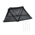 thumbnail image 1 of Red de sombra para plantas de jardín, reutilizable, fácil de instalar, plegable, con estacas para patio, balcón, exterior, granja o patio. Negro, 1 of 8