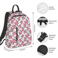 thumbnail image 2 of Yiaed Rose Flowers Print Lightweight Backpack Travel Backpacks Hiking Daypack for Women Men, 2 of 5