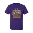thumbnail image 2 of Wild Bobby, Southern By Birth Christian By Choice Inspirational/Christian Men's Graphic T-Shirt, Purple, 5XL, 2 of 3