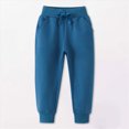 thumbnail image 2 of Gibobby Boys Pants Toddler Pants Sweatpants 2T 3T 4T 5T 6T 7T Boys Soft Joggers Athletic Pull On Sweat Pants With Pockets For Kids Clothes Boys Athletic Pants(5 Years,Blue), 2 of 9
