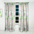 thumbnail image 2 of Designart 'Flowers and Tropical Botanicals III' Mid-Century Modern Curtain Panel, 2 of 5