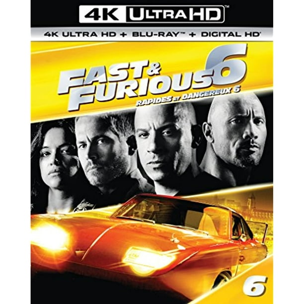 Fast & Furious 6 [4K Ultra HD + Blu-ray + Digital HD] (Sous-titres