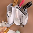 thumbnail image 3 of Escurridor de bloques de cuchillos, caja de almacenamiento, cuchillo Compatible con cuchara, arroz, suministros para el hogar B, 3 of 4