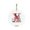 X, variant on Holloyiver 26 Letters Christmas Ornaments, Snowman Acrylic Car Ornaments Christmas Tree Round Pendant, DIY Christmas 26 Letters Alphabet Hanging Ornaments for Home Decor