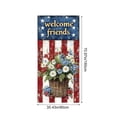 thumbnail image 3 of Guodhu 70.9x35.4 Inch Patriotic Door Curtain, Independence Day Hanging Cloth for Front Door Wall Decoration and Party Background (0.27lb)(Multicolor B), 3 of 6